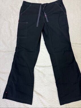 Black Women's Drawstring scrub Pants